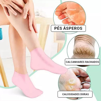 Meias Hidratantes Foot Care/ Efeito SPA nos pés em casa! 1Par