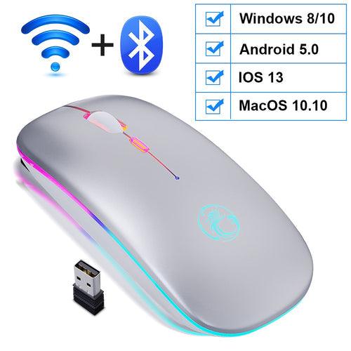 Mouse Led sem Fio Recarregável IMice - SubMundoDrop