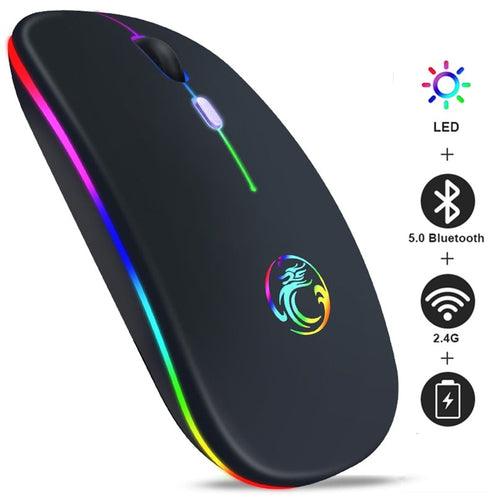 Mouse Led sem Fio Recarregável IMice - SubMundoDrop